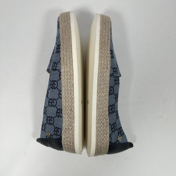Giani Bernini Shoes Women's 10 Blue Archerr Memory Foam Monogram Espadrille - Picture 7 of 11